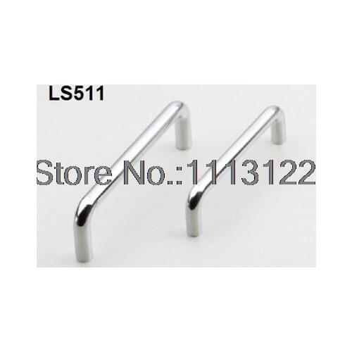 Stainless Steel Handle LS511 Equipment Cabinet Door Handle Furniture Door Handle Diameter 8mm , L60/64/80/96/100/128mm, 1PC