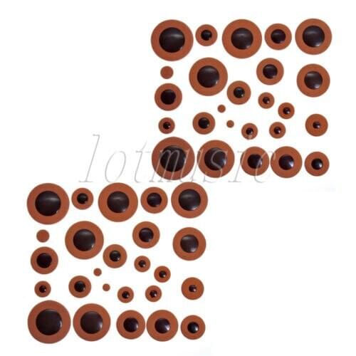 2 Sets Leather Alto Saxophone Pads For Yamah Selme and Yanagisaw Size