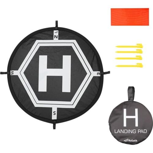 21.6inch Station Universal Portable Drone Accessories Double Sided Fast Fold RC Quadcopters Landing Pad Round For DJI Mavic Mini