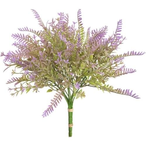 32cm Artificial Plant Branch Lifelike Plastic Artificial Leaf Stem Cheap Faux PlantFake Plant For Wedding Holiday Greenery Decor
