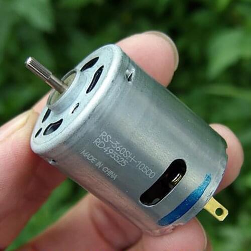 360-10500 Carbon Precision Motor DC24V 7000 RPM, Slow Speed Low Power DC Motor for Precision Electric Appliance, Massager