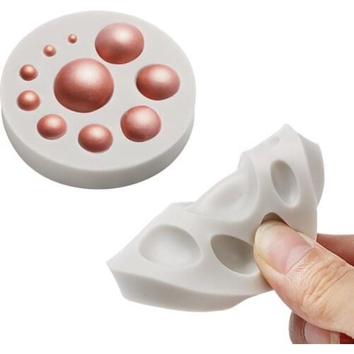 3D Silicone Cake Mold Circle Cake Mould Embossing Cutter Fondant Cake Cupcake Cookie Decorating Tools DIY Baking Tools