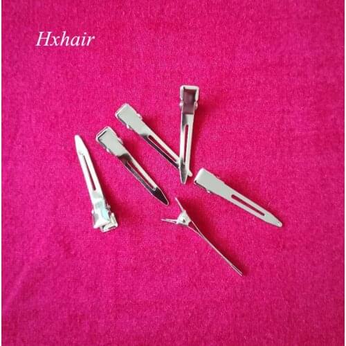 Freeshipping - 500pcs No.3 Hair Snap Clips Hair Pins / Alligator Headwear Hair Accessories Hairpins Rustproof Electroplating