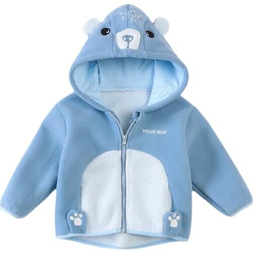 Fashion Autumn Winter Jacket for Boys Children Jacket Kids Hooded Warm Outerwear Coat for Boy Clothes 1-6Year Baby Boys Jacket