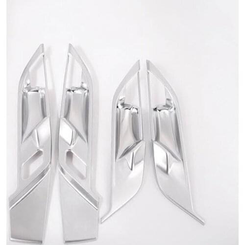 For BMW X2 F47 2018 ABS Chrome Inner Door Handle Frame Cover Trim For BMW X1 F48 2016 2017 2018-2019 Car Accessories