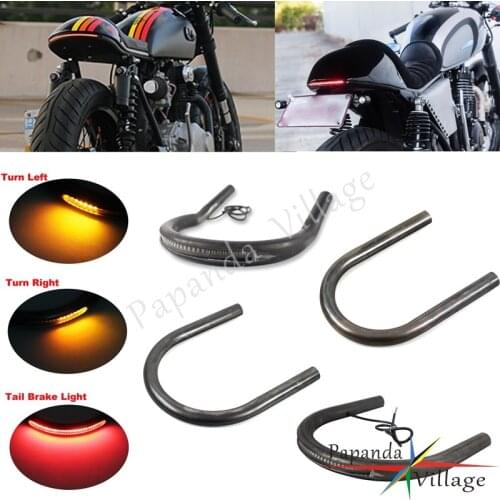 For Cafe Racer Scrambler Triumph Chopper 1" 7/8" 22mm 25mm Modified Rear Seat Frame Hoop Loop for SUZUKI GT ST GS GSX X6 XS BMW