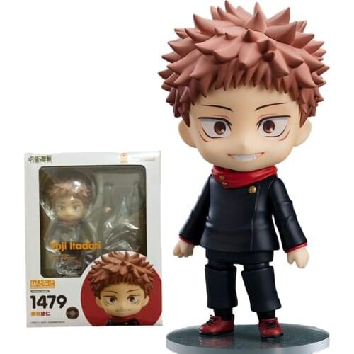 9-10cm Jujutsu Kaisen Anime Figures Gojo Satoru 1479# Yuji Itadori Figurine Action Figure Pvc Finished Goods Model Doll Toys