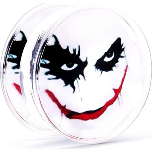 JUNLOPWY Acrylic Ear Plug Expanders UV Ear Gauges Lobe Stretcher Flared Saddle Flesh Tunnels Piercing Body Jewelry Mix 6-16mm