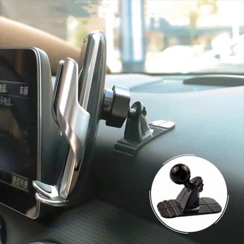 Mini Car Air Vent Clip Mount Phone Holder Dashboard Suction Cup Stand Desktop Frame Base Car Vent Clip Mobile Phone GPS Bracket