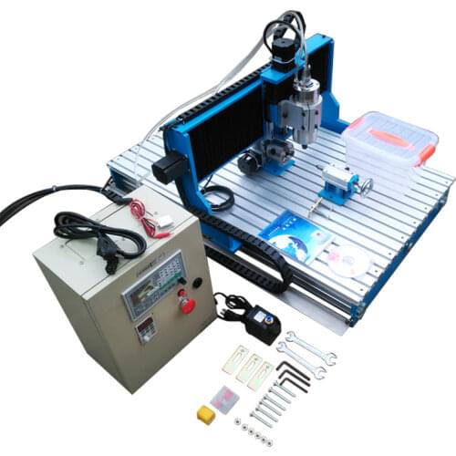 New Offline DSP control system 4axis wood cnc milling machine Linear Guide Rail metal engraver 6090L 3axis engraving machine