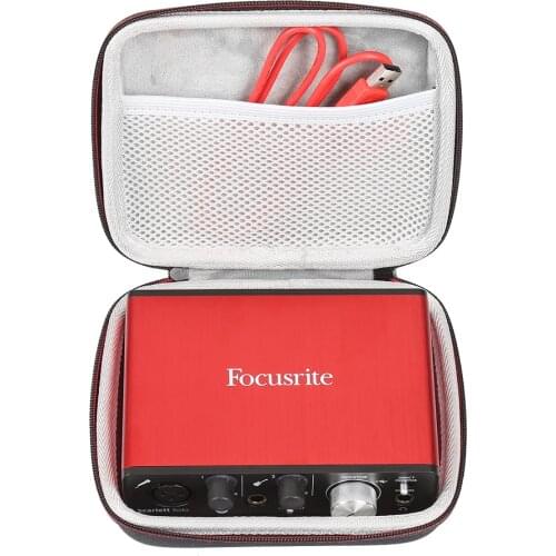 New EVA Hard Travel Cover Portable Case for Focusrite Scarlett Solo (2nd gen) 2 Input 2 Output USB Audio Interface Sound Card