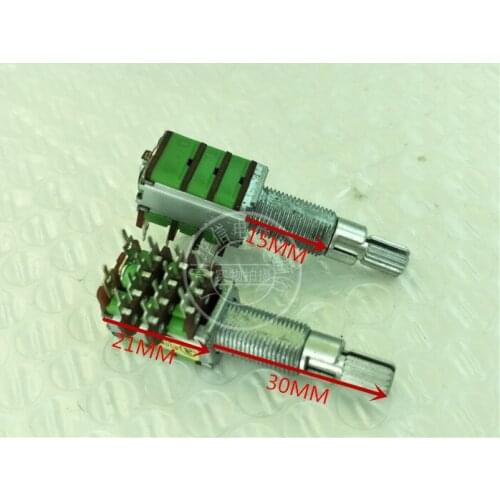 Original new 100% import 128 TYPE triple dual-tuning switched potentiometer B50K with tap RD12DS-20