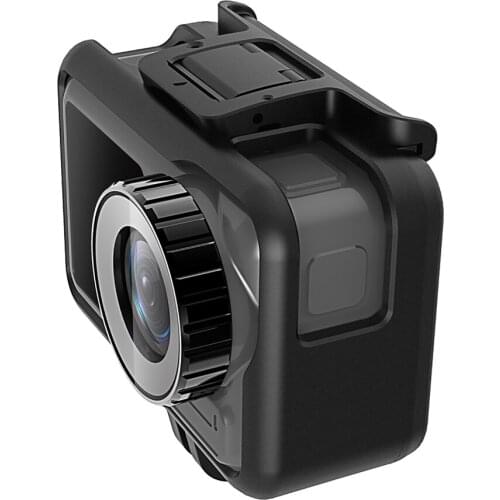 CNC Aluminum Frame Case For DJI OSMO Action Camera Metal Protective Case Frame with Base Stand & Long Screw Housing Border