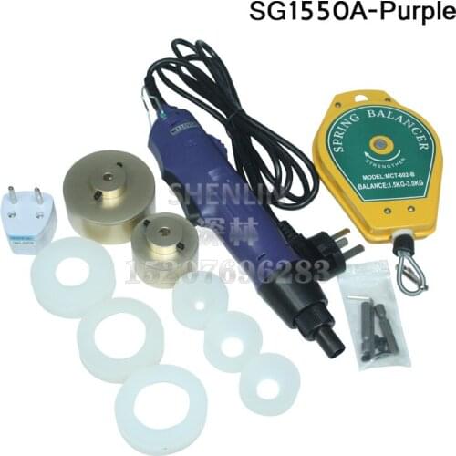 Hand held Electric Bottle Capping Machine DIY Plastic Cap Screw Capper screwdriver Chuck Tool Equipment Spring Packing Machine