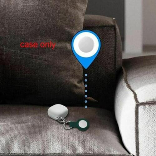 Silicone Protective Cover Anti-Lost Sleeve Leather For Airtag Cover Case Tracker Alarm Tags Finder Protector Tag Wireless A V7B2