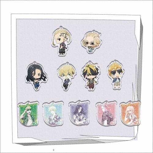 Tokyo Revengers Anime Cosplay Keychain Manjiro Ken Takemichi Hinata Atsushi Chibi Kawaii Bag Pendant Fans Collection Props