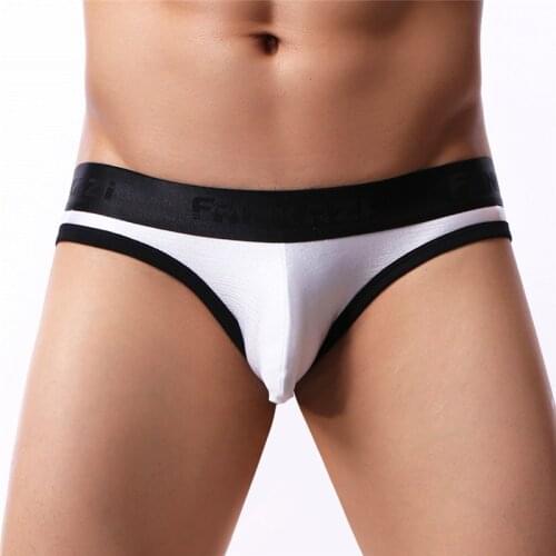 Men Briefs Underwear Mens Sexy Brief Underpants Comfortable Silky Mens Underwear Shorts Cueca Male Panties Briefs