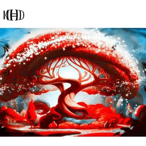 2020 new Diamond Embroidery Buddha 5D diy Diamond Painting 3D Landscape Crystal Mosaic Diamond Cross Stitch Decoration MHD