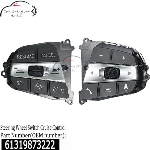 61319461224 Original STEERING WHEEL MULTIFUNCTION BUTTONS For BMW G91 G15 G92 G06 G14 G16 G05