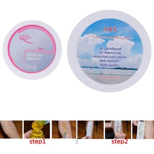 100 Yards Hair Removal Nonwoven Wax Strip Paper Roll Waxing Remove Waxing Paper Nonwoven For Leg Body Face New
