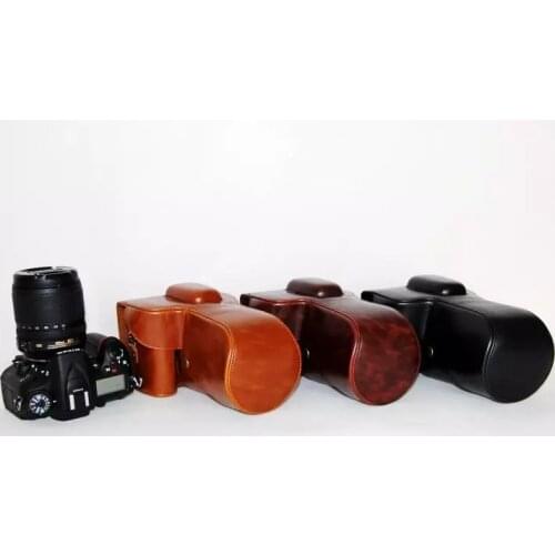Handbag Camera Case For Nikon D7000 D7100 D7200 Camera PU Leather Cover Bag Protection