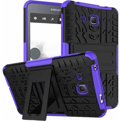 Case for Samsung Galaxy Tab A 7.0 A6 7.0" T280 T285 SM-T280 SM-T285 Stand Cover Shockproof Rubber Bumper Dual Layer Armor Cover
