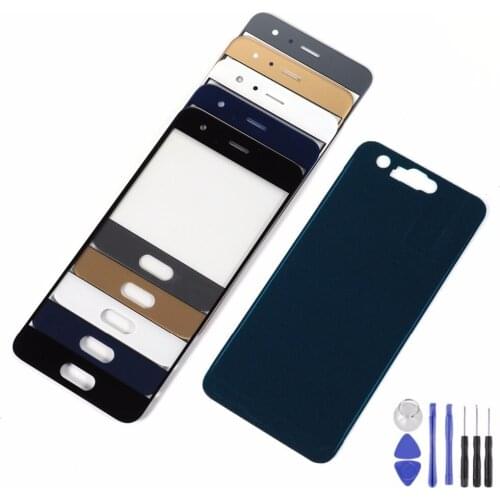 For Huawei Honor 9 LCD Display Front Glass Touch Screen Sensor Panel+Adhesive