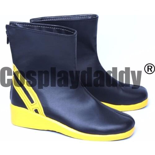 Pocket Monsters Cosplay Shoes Short Halloween Black Boots H016