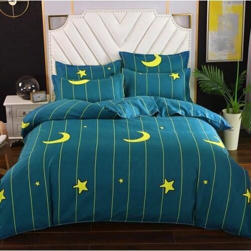 Cute Rubbit Bedding Sets Girls Boys Bed Linen Duvet Cover Flat Sheet Pillowcase Home Use Winter King Single Full Size Set 2021
