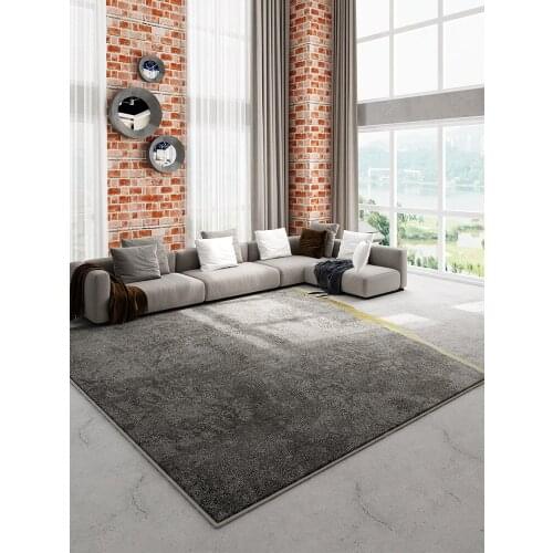 Nordic Style Light Luxury Living Room Carpet Bedside Home Thick Mat Simple Modern Coffee Table Floor Blanket Large Size Rug
