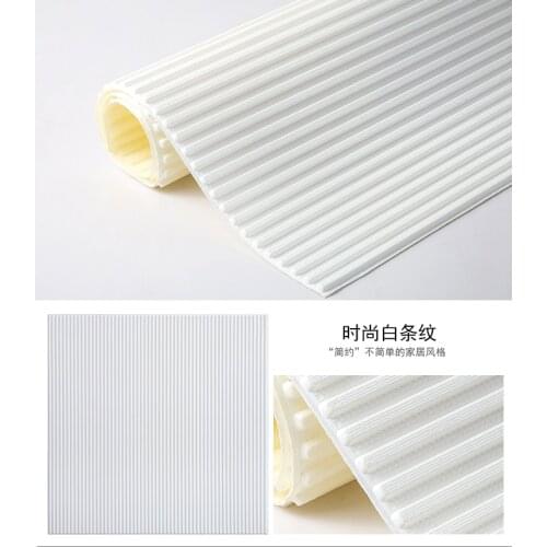 Wallpaper Self-adhesive 3D Three-dimensional Wall Sticker Bedroom Warm Background Wall Foam Striped Wallpaper Decoration Sticker