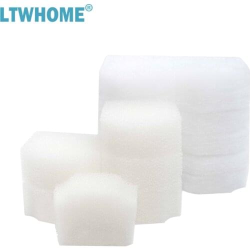 LTWHOME Compatible Filter Pad and Filter Fleece Set Replacement for Oase BioPlus 50, 100 and 200 Internal Filter