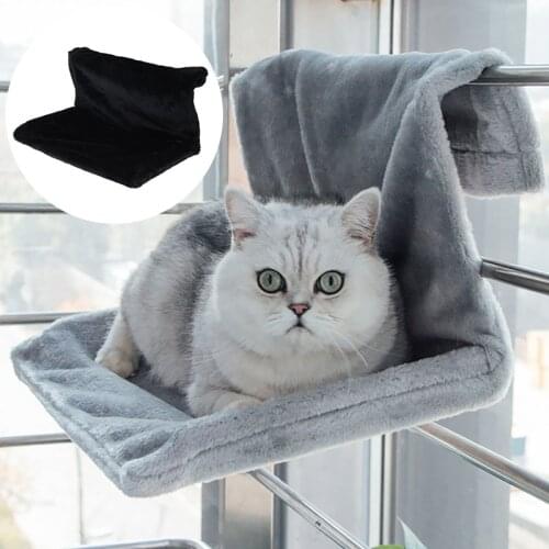 Cat Hanging Bed Animal Hammack Luxury Radiator Bed Hanging Winter Warm Fleece Basket Hammocks Metal Iron Frame Sleeping Bed