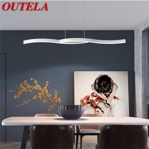 OUTELA Pendant Lights with Remote Control Dimmable 220V 110V Modern Fixtures Decorative For Home Dining Room Restaurant