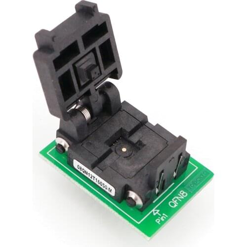 QFN8 MLF8 MLP8 To DIP8 (A) Pitch 1.27mm 6x5mm IC Programmer Adapter Test Socket