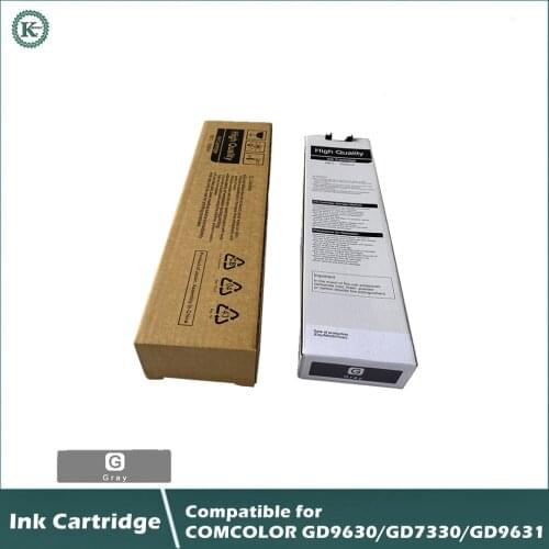 COMPATIBLE Ink Cartridge Riso-ComColor GD9630 GD7330 GD9631 1000ml KCMY Gray With Chip S-7280 S-7281 S-7282 S-7283 S-7284