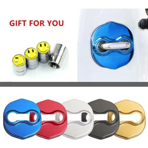 Car Styling Door lock decoration cover for KIA K3 K5 FORTE SORENTO 4pcs per set,Car Wheel Tires Valves caps 4pcs as gift for you