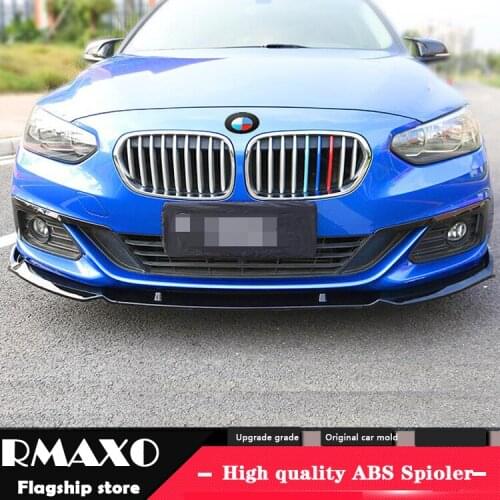 For BMW 1 Series Body kit spoiler 2019-2020 For 116i 118i 120i ABS Rear lip rear spoiler front Bumper Diffuser Bumpers Protector