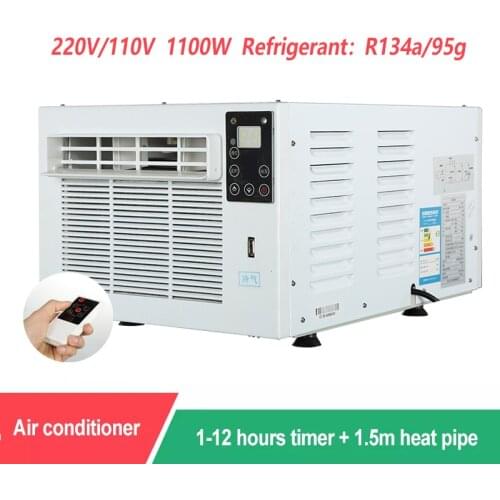 1100W Household Desktop Air Conditioner Mobile Desktop Air Conditioner Mosquito Net 24-hour timer With Remote Control