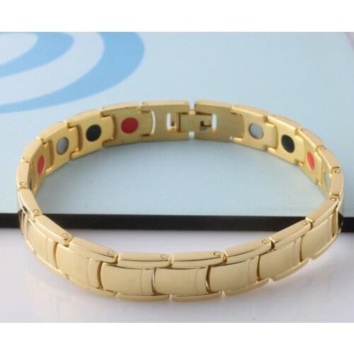 35g Stainless Steel Magnetic Germanium Bracelet Titanium Steel Energy Bracelet With Stainless Steel Jewelry Bracelets For Women