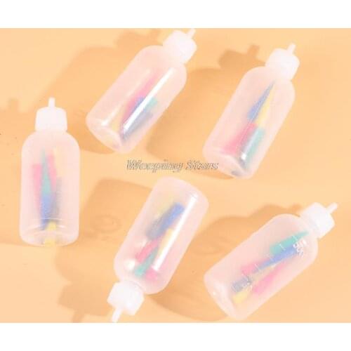 5pcs/Set Jam Painting Squeeze Bottles with 35 Nozzles 50ML Bottle Drawing Tools