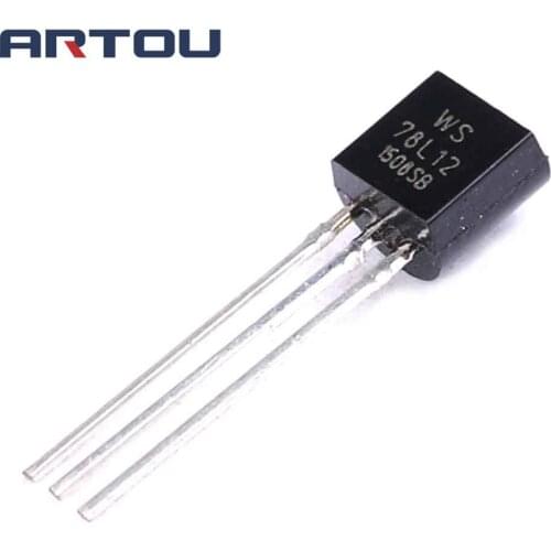 50PCS 78L12 WS78L12 12V 100mA 0.1A Voltage Regulator TO-92