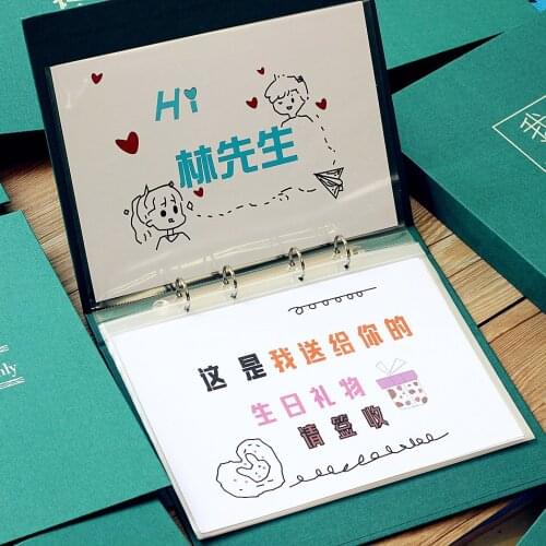 Photocard Binder Valentines Day Photo Album Collect Book Craft DIY Scrapbooking Picture Memory Book Photo Albums Gifts DA60XC