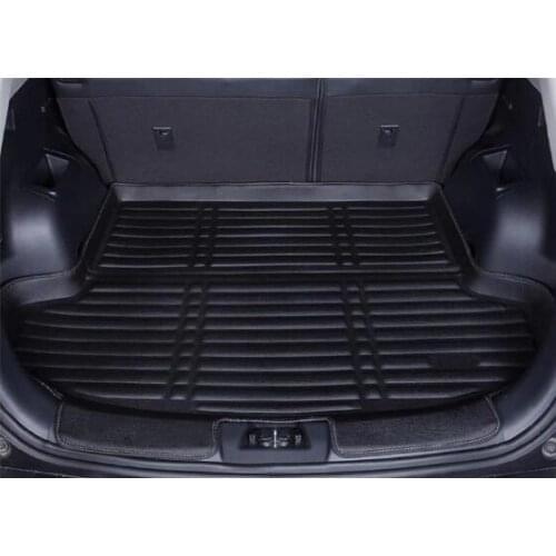 Car styling 3D three-dimensional PU tail box protective carpet pad trunk luggage pad for Mitsubishi ASX 2013-2018
