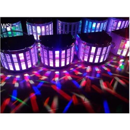 Free shipping 8PCS/LOT Free shipping Stage Effect Mini led derby light