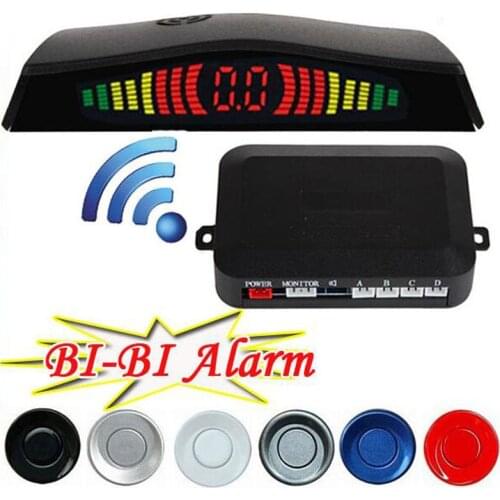 Wireless LED parking sensor,car parking system,7 color Sensors for choose ,car LED Parking Reverse Radar,Free shipping