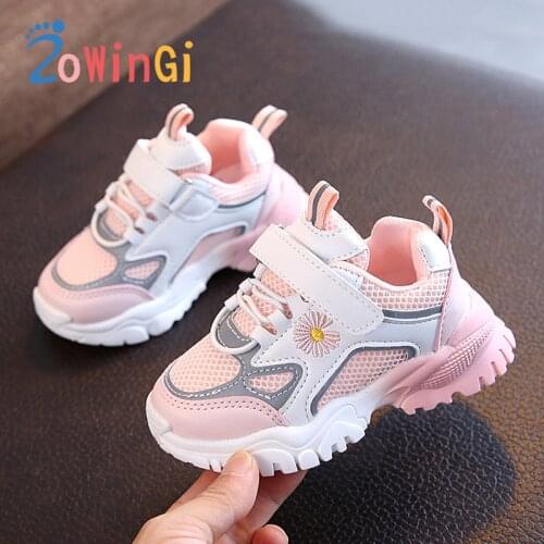 Size 21-30 Girls Sneakers 2021 New Kids Shoes for Girl Summer Shoe for Girls Children Soft Bottom Sneakers jongens sneakers