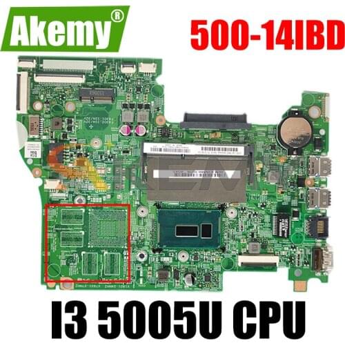 For Lenovo YOGA 500-14IBD Flex 3-1470 notebook motherboard 14217-1M 448.03N03.001M with i3 5005U CPU tested OK Mainboard