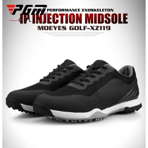 Mens Professional Golf Sneakers Anti-Skid Sole Waterproof Shoes Man Breathable Wearable Training Shoes D0771