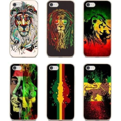 Soft Cases Cover For Samsung Galaxy S7 S8 S9 S10E S20 FE Note 10 20 Edge Lite Plus Ultra bob-marley-rasta-lion-reggae